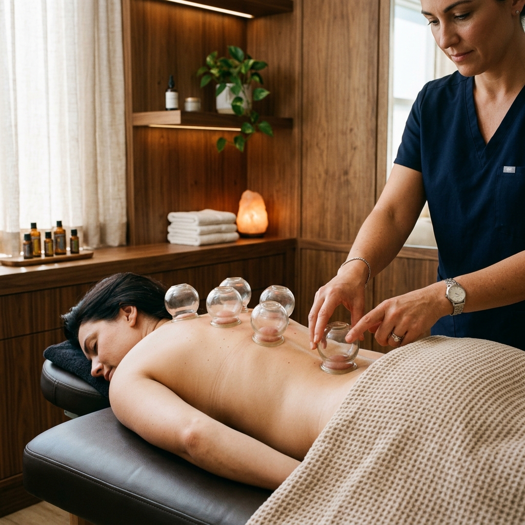 Massagem com Ventosa